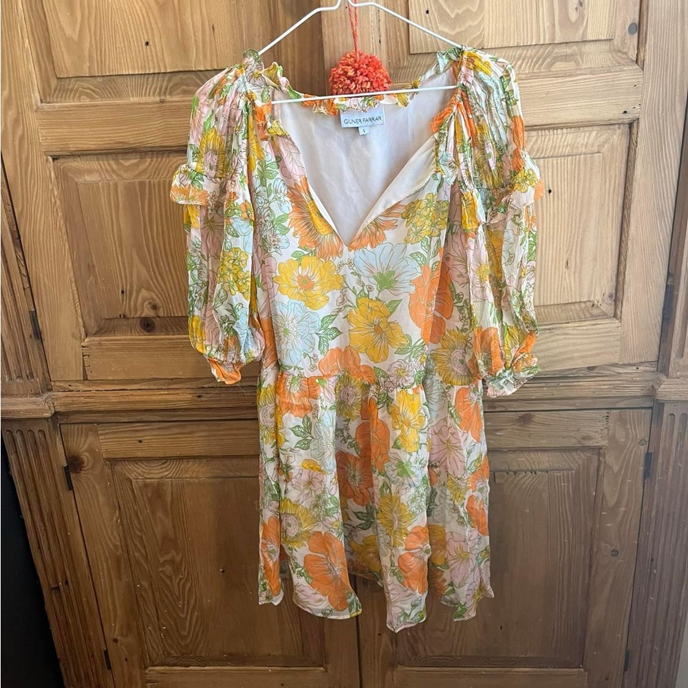 gilner farrar floral dress